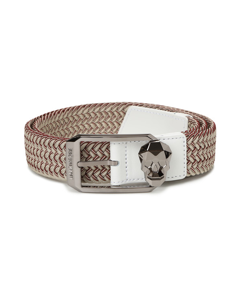 Amazing Cre Elastic Buckle Belt - Beige