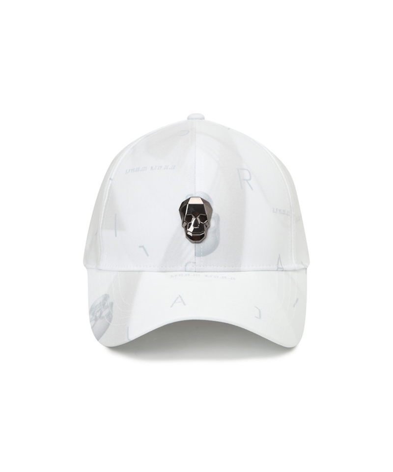 Amazing Cre Smog Typo All Over Basic Cap - Off White