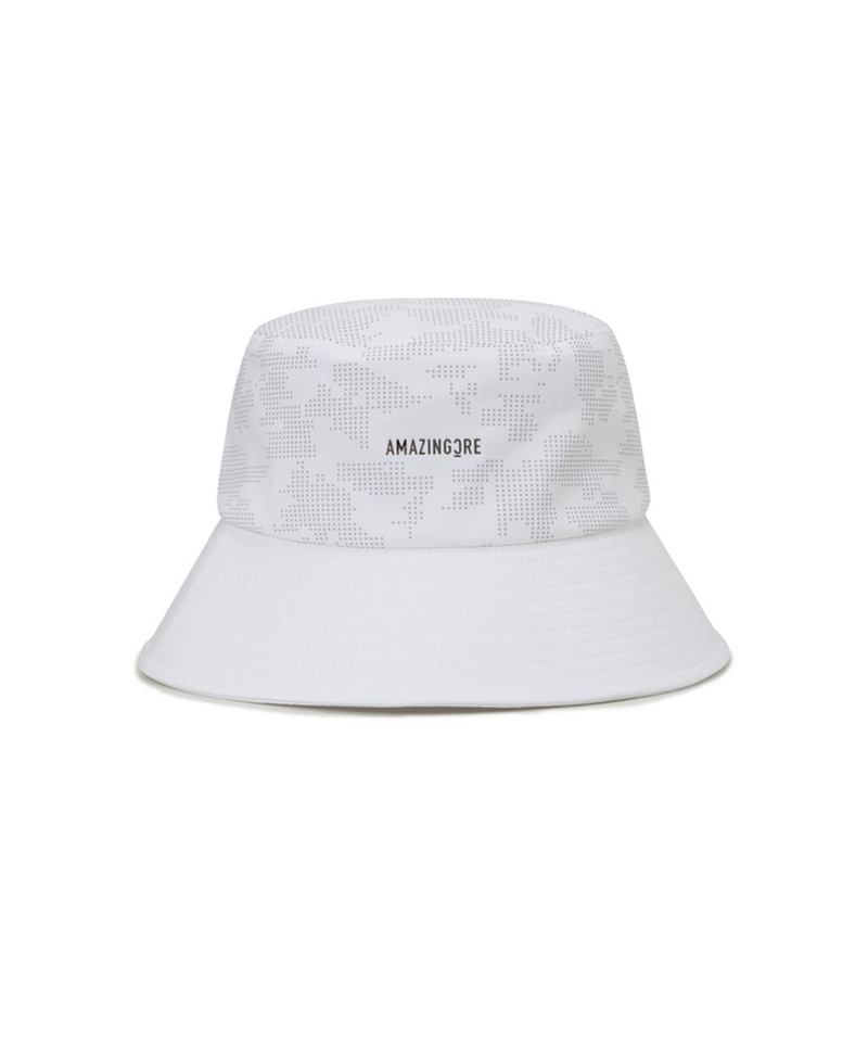 Amazing Cre Pixel Camouflage Hat - White