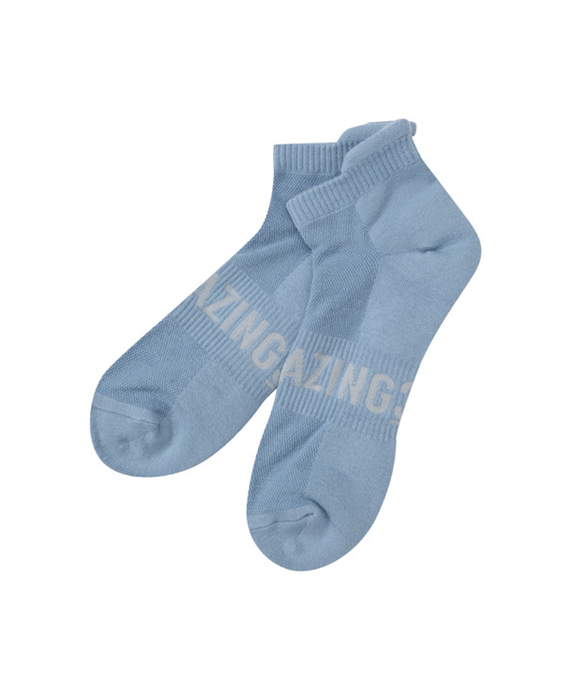 Amazing Cre Logo Point Sneakers Socks - Sky Blue