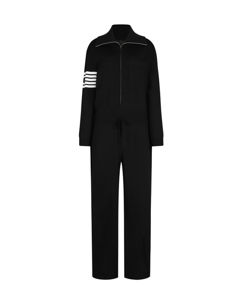 Amazing Cre Women's Ghost Sweater Jumpsuit - Black