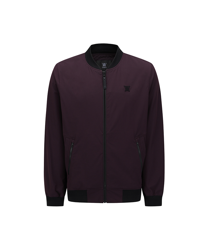 Men's FA Signature MA-1 Jacket - Burgundy