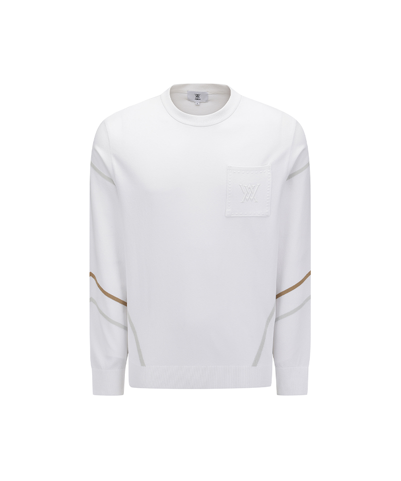 Men's FA Essential Sweater - White