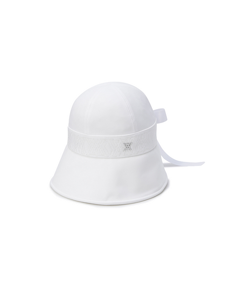 Women's Wide Hat - White
