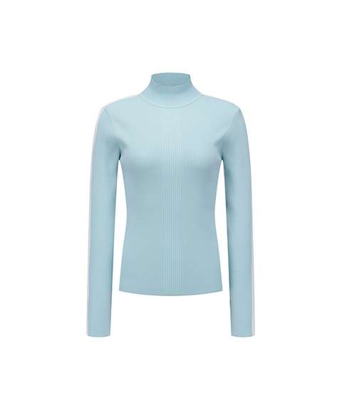 Women's FA Mock Neck Sweater - Mint