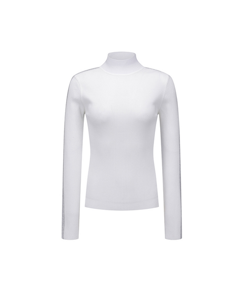 Women's FA Mock Neck Sweater - White