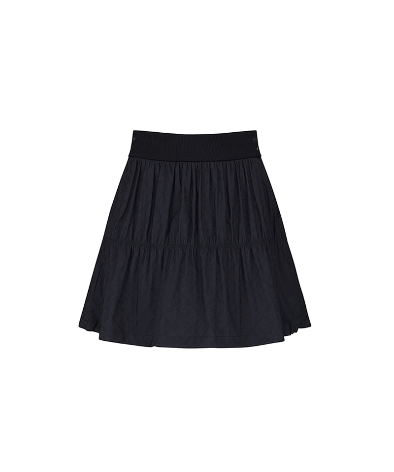 Black skirt on a white background