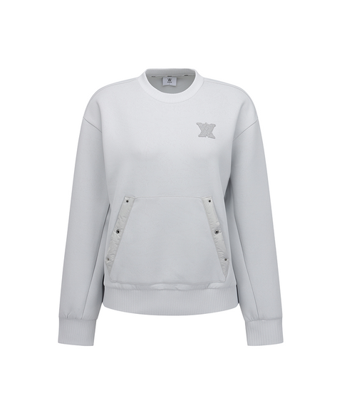 Women's FA Pocket Sweatshirt - Light Grey