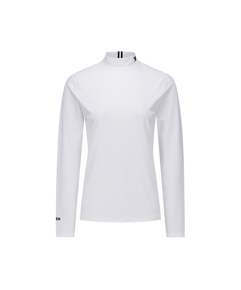Women's FA Essential High Neck Baselayer - White