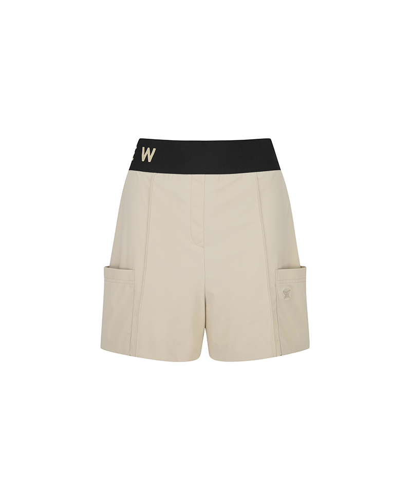 ANEW Golf Women's SM Essential Cool Half Pants - Beige