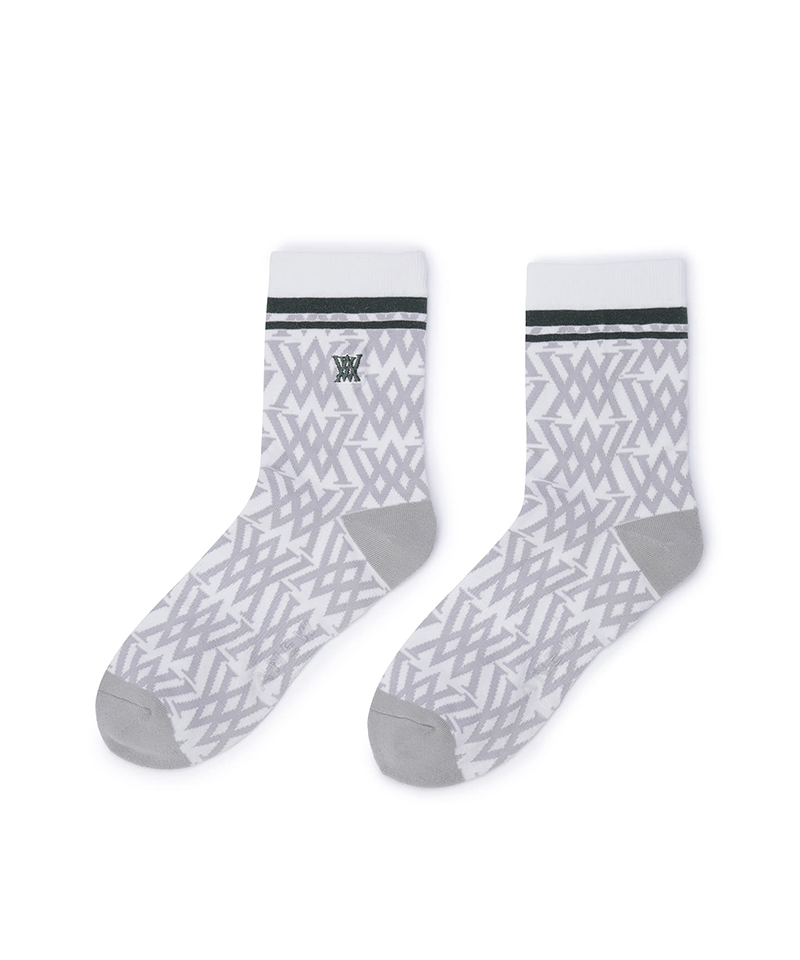 Women's Suit Medium Neck Socks - Dark Grey