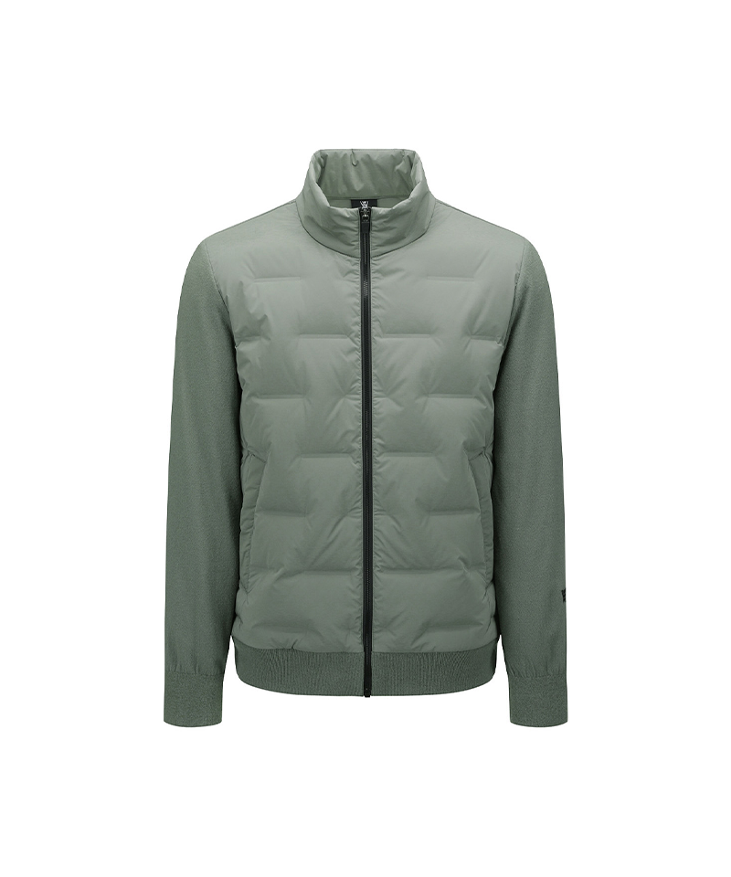 Men's Essential Hybrid Down Jacket - Khaki