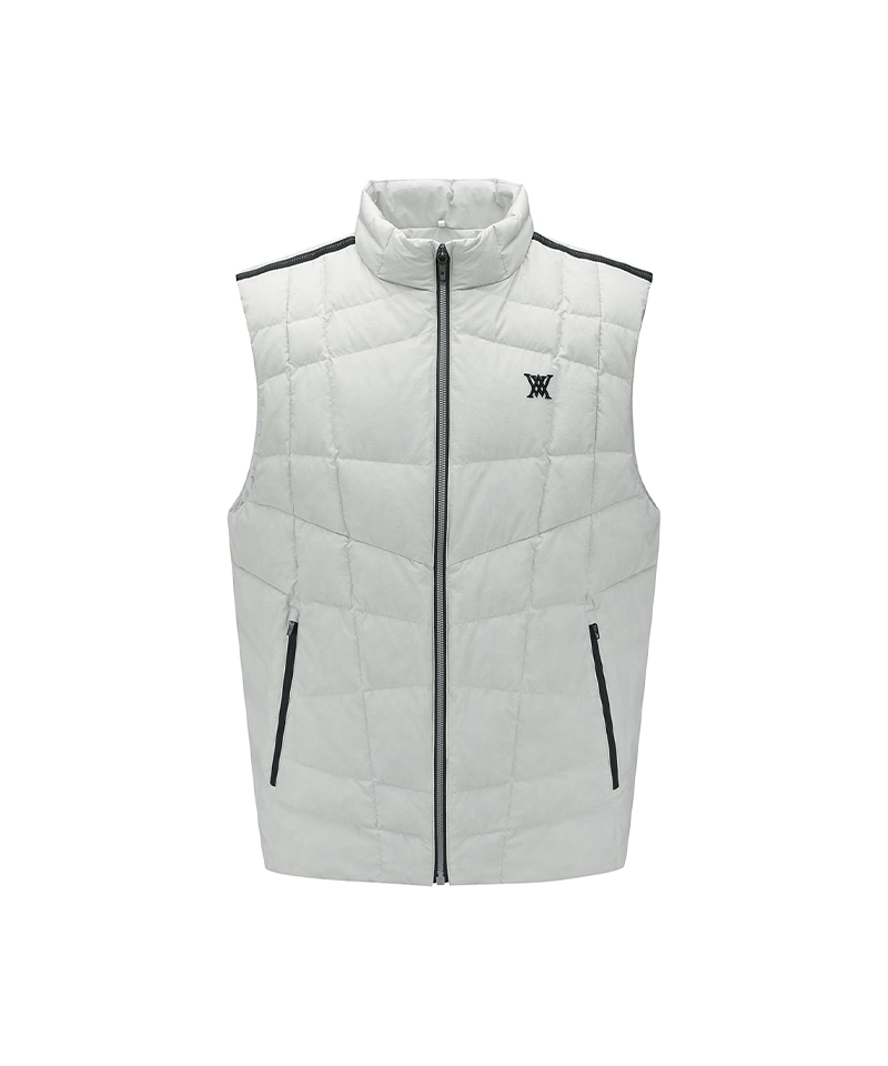 Men's WI Shadow Swing Down Vest - Light Grey