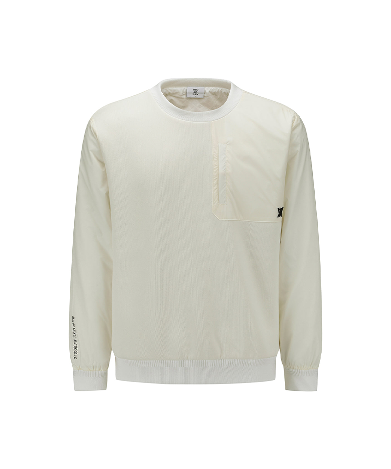 Men's WI Hybrid Padded Sweatshirt - Cream