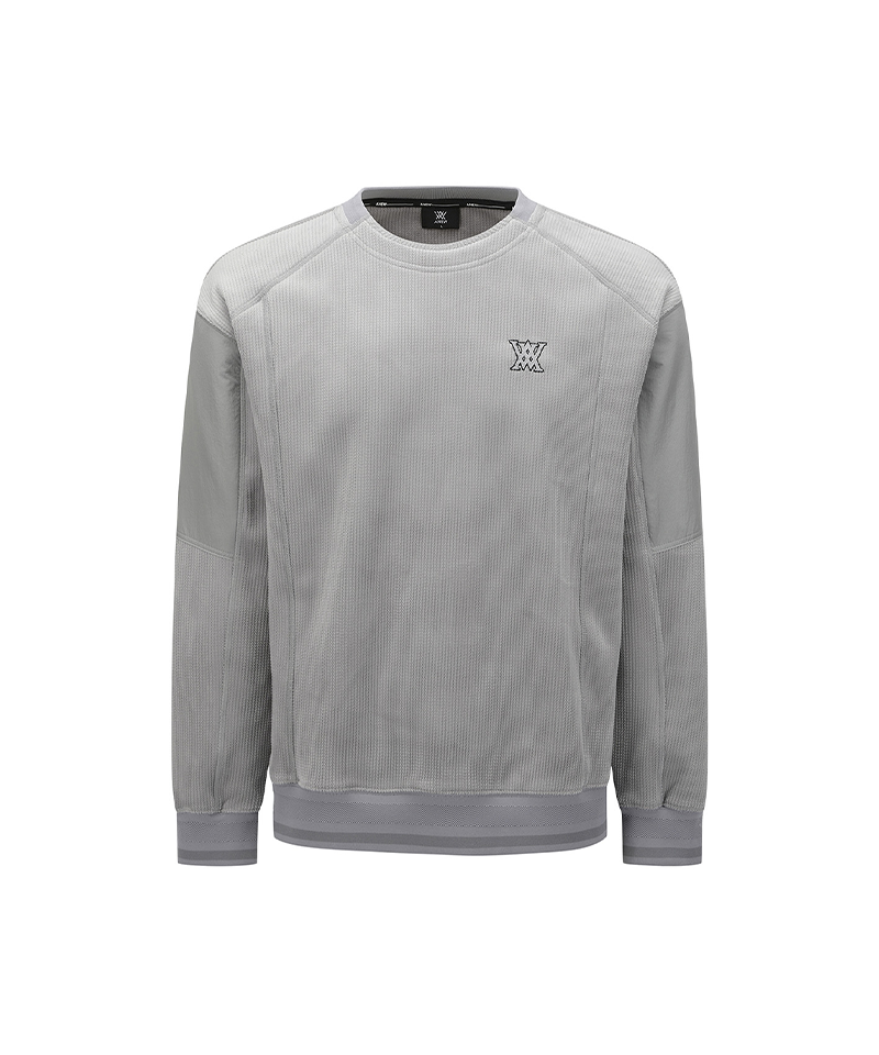 Men's WI Brushed Fleece SweatShirt - Dark Grey
