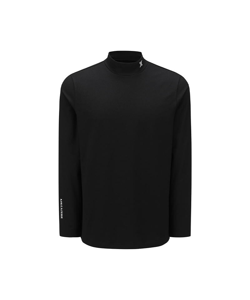 Men's WI Essential High Neck Baselayer - Black