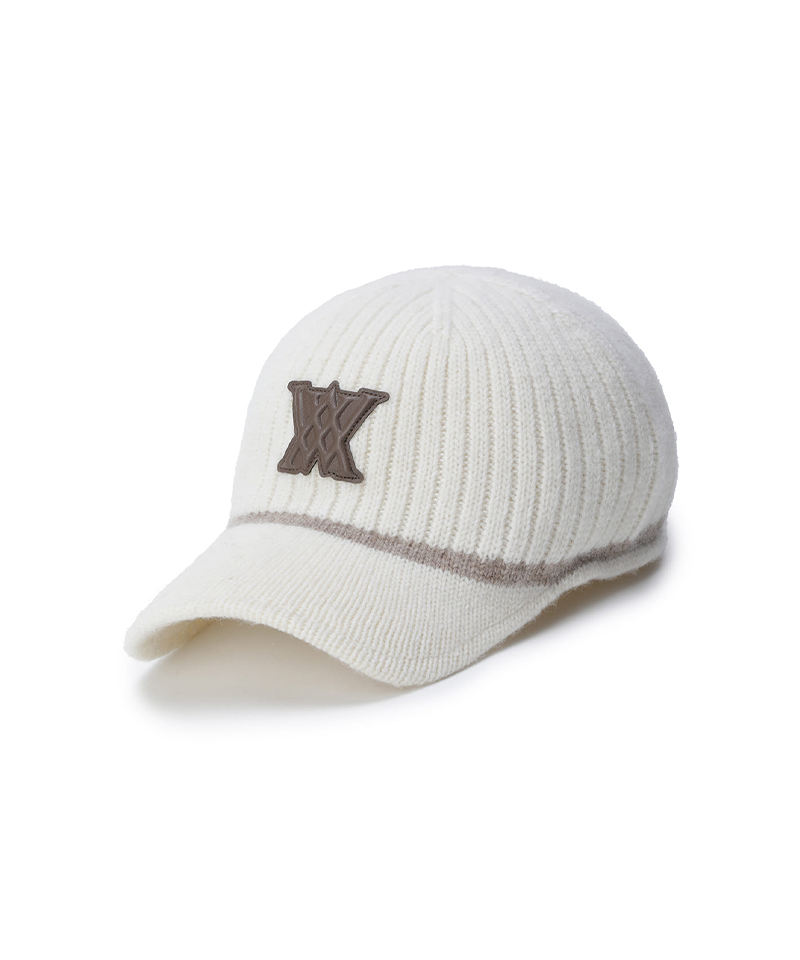 Unisex Allover Knit Cap - Off White
