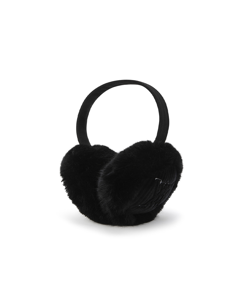 Women's Texture Earmuffs - Black