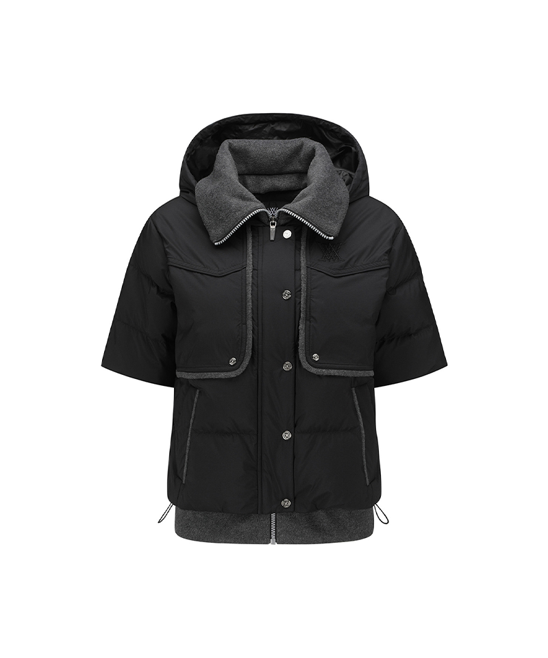 Women's WI Short Sleeve Down Jacket - Black