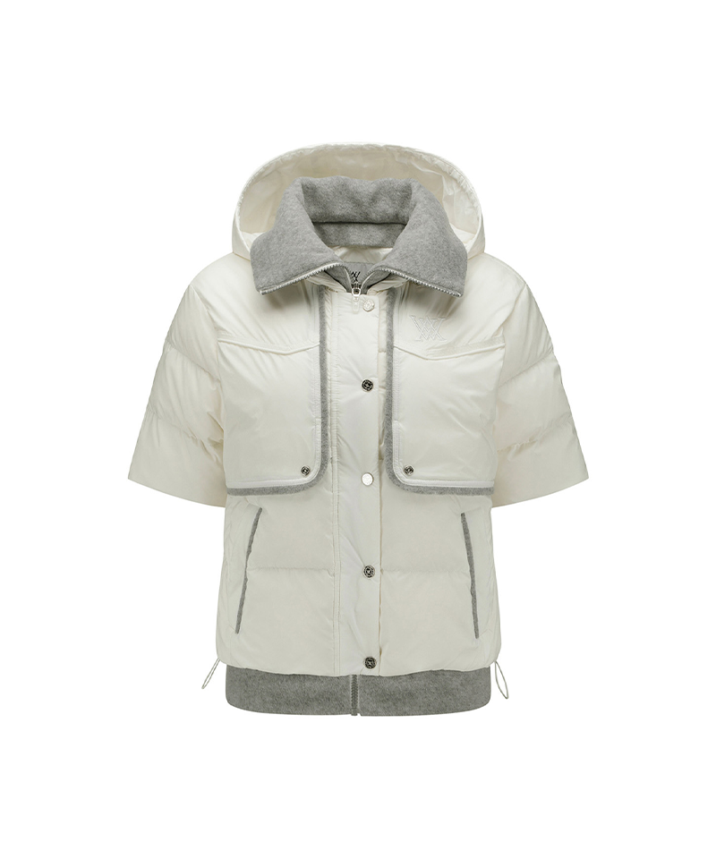 Women's WI Short Sleeve Down Jacket - Ivory