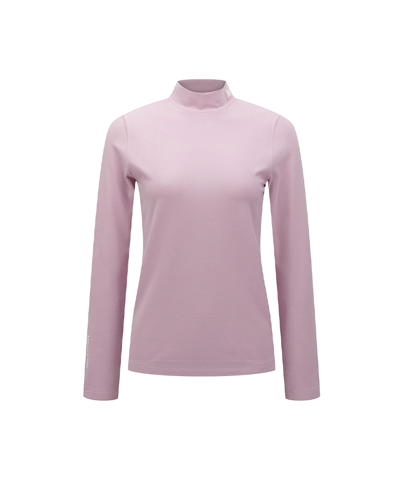 Women's WI Essential High Neck Baselayer - Dark Pink