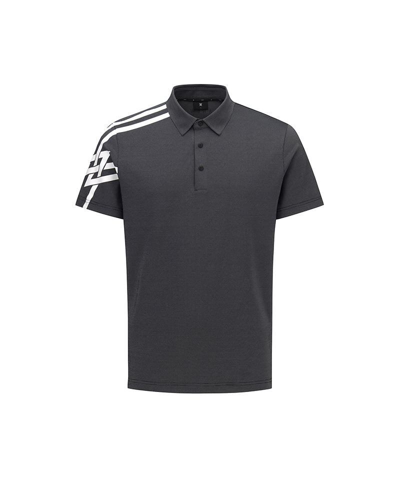 Men's Tech Performance Polo T-Shirt - Black