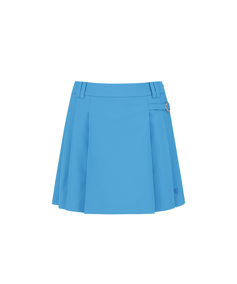 Women's Seasonal Pleats Half Pants - Blue
