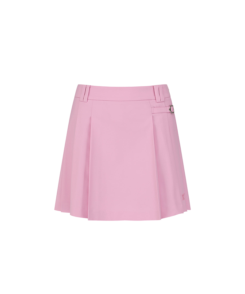 Women's Seasonal Pleats Half Pants - Pink