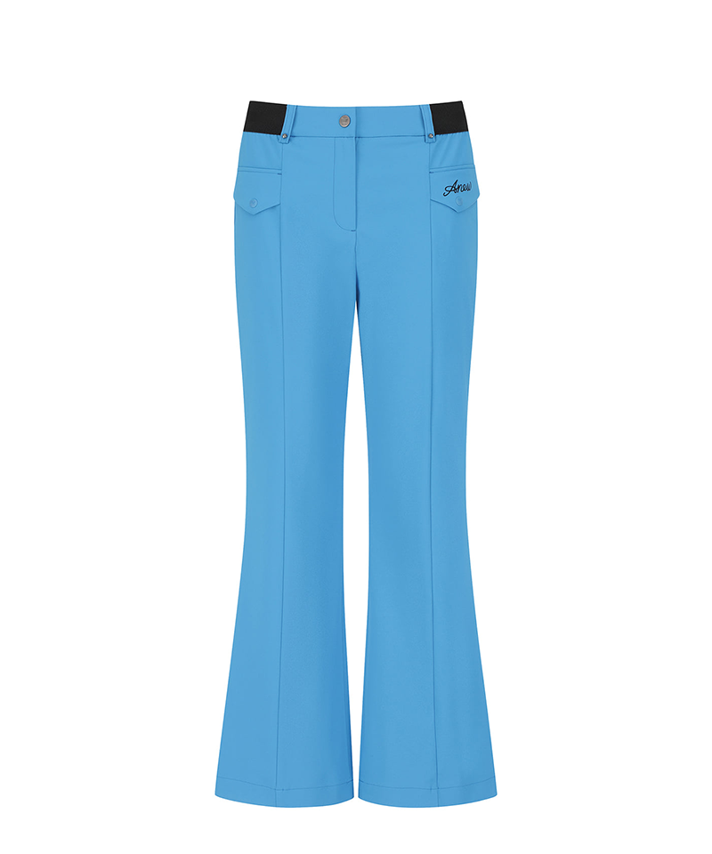 Women's Essential Boot Cut Pants - Blue