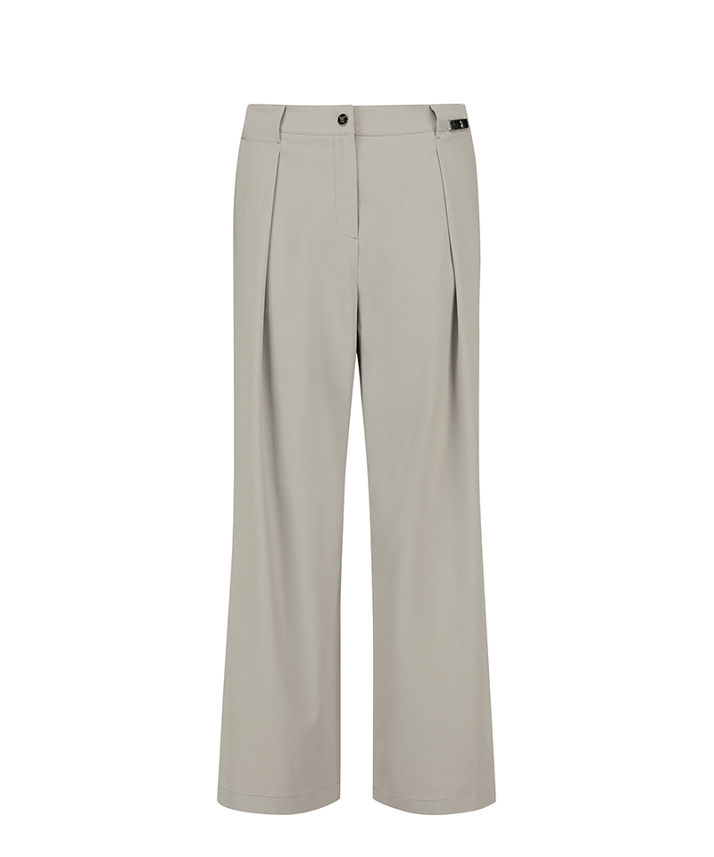 Women's Band Tapered Pants - Beige