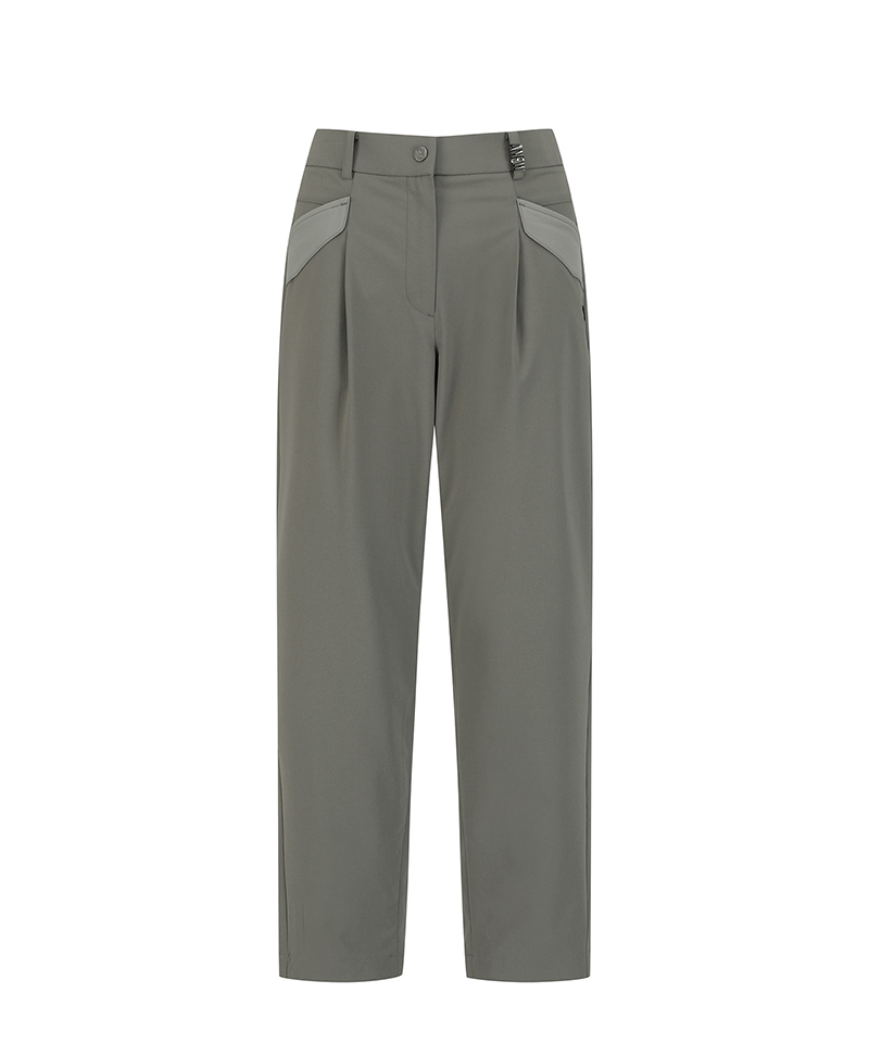 Women's Tapered Zip Point Pants - Khaki