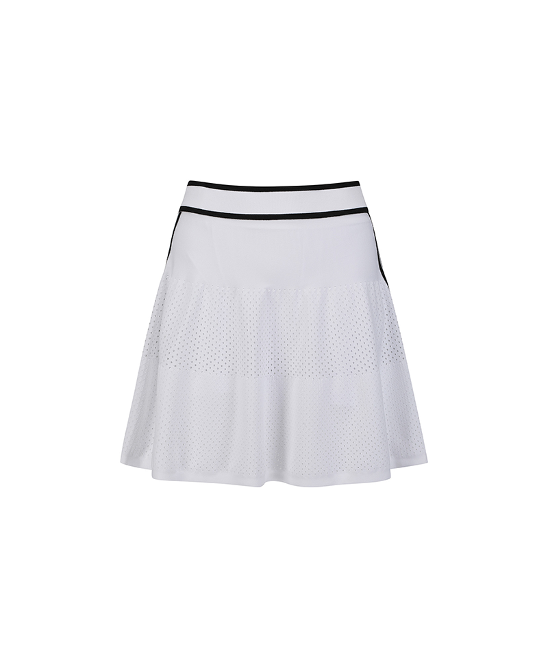 Women's Set UP Athleisure Knit Skirt - White