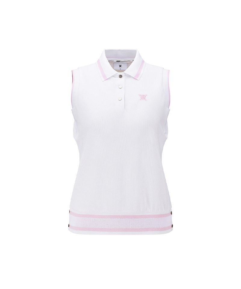 Women's Solid Sleeveless - White