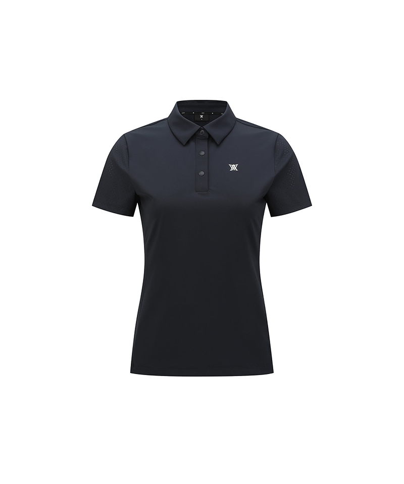Women's Hybrid Solid T-Shirt - Navy