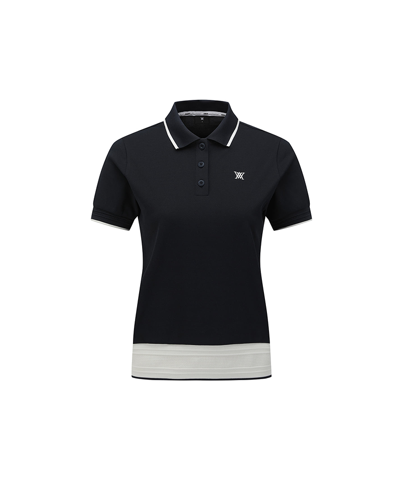 Women's Rope Logo T-Shirt - Navy
