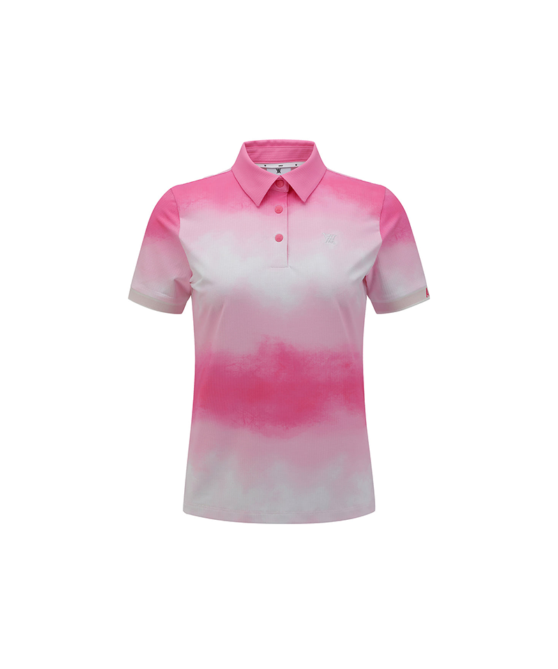 Women's Aurora Pattern T-Shirt - Pink