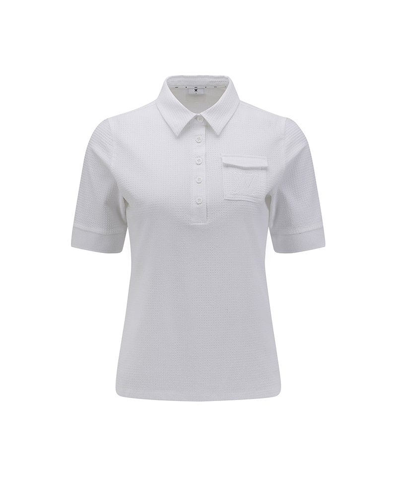 Women's Patch Pocket T-Shirt - White