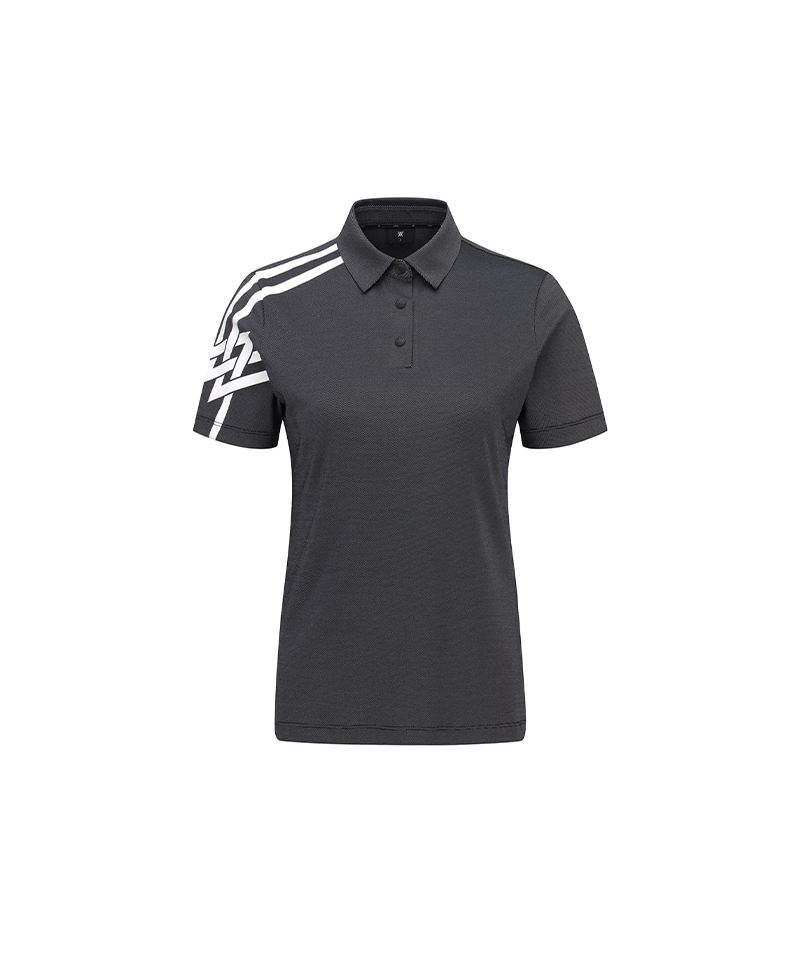 Women's Tech Performance Polo T-Shirt - Black