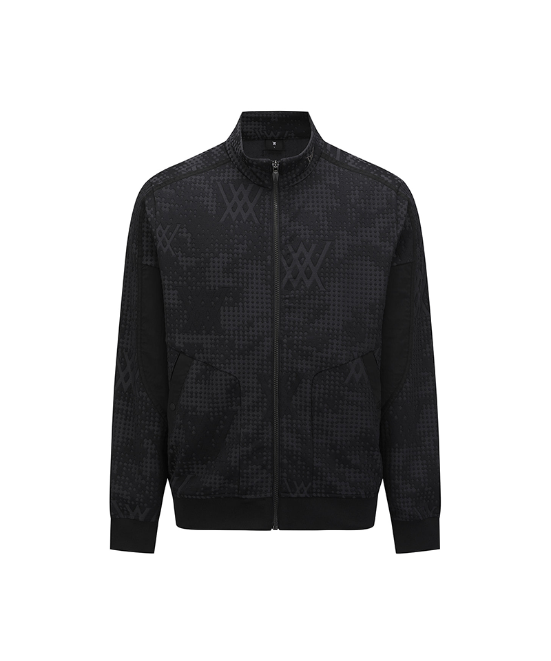 Men's Embo Jacquard Jacket - Black