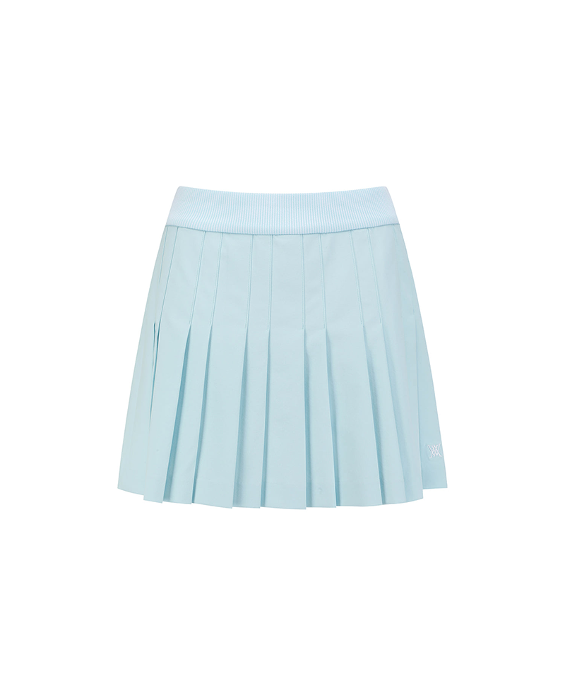 Women's Essential Pleats Skirt - Ice Blue