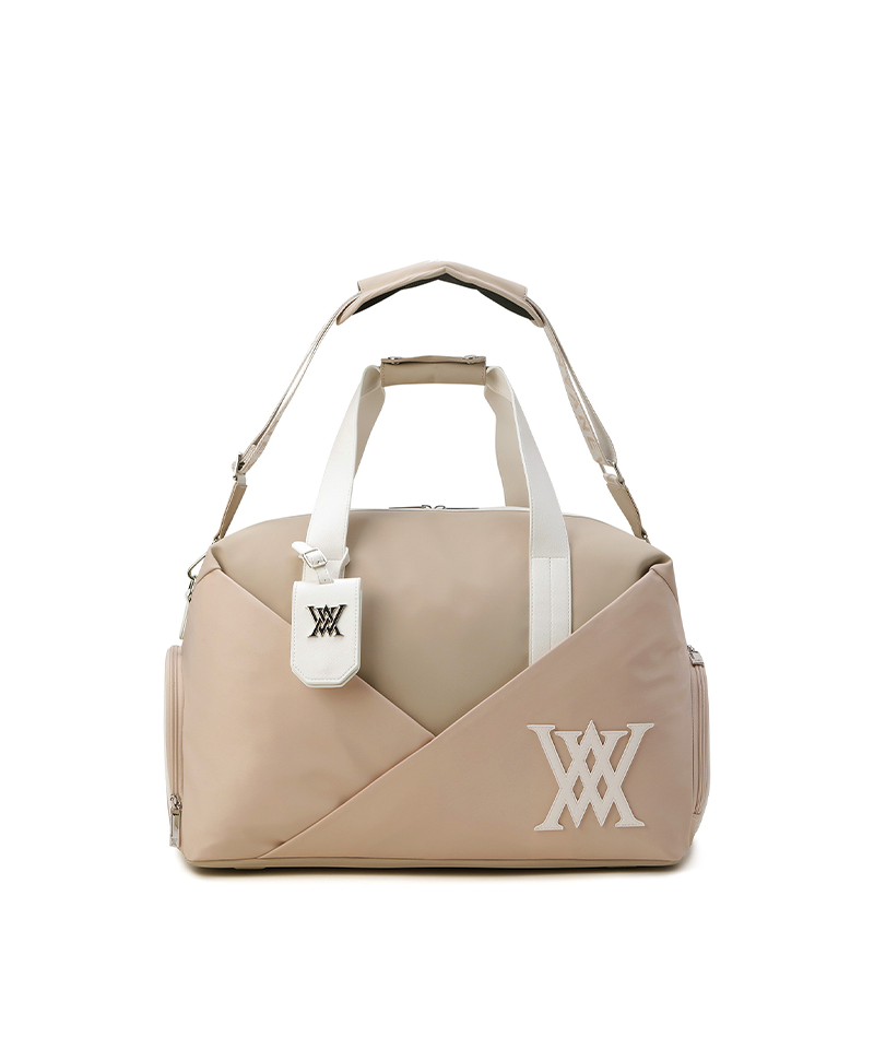 Unisex Women Boston Bag - Beige