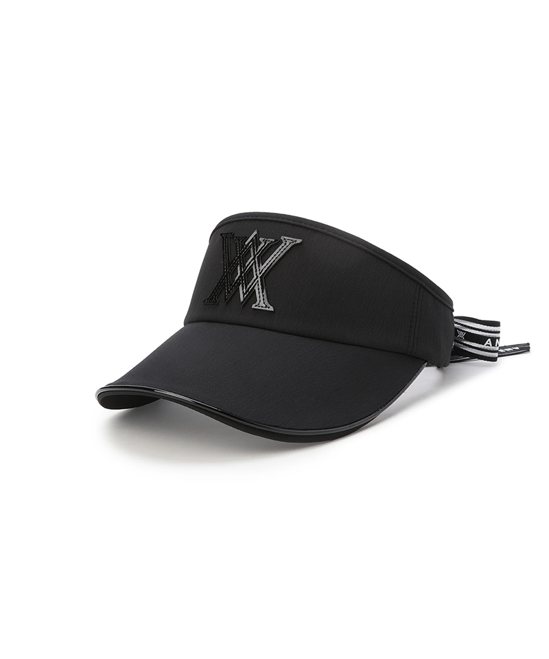 Women's Essential Ribbon Visor - Black