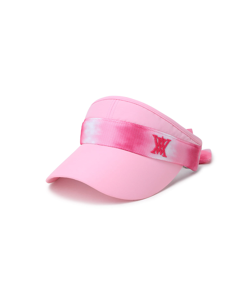 Women's Paisley Block Visor - Light Pink