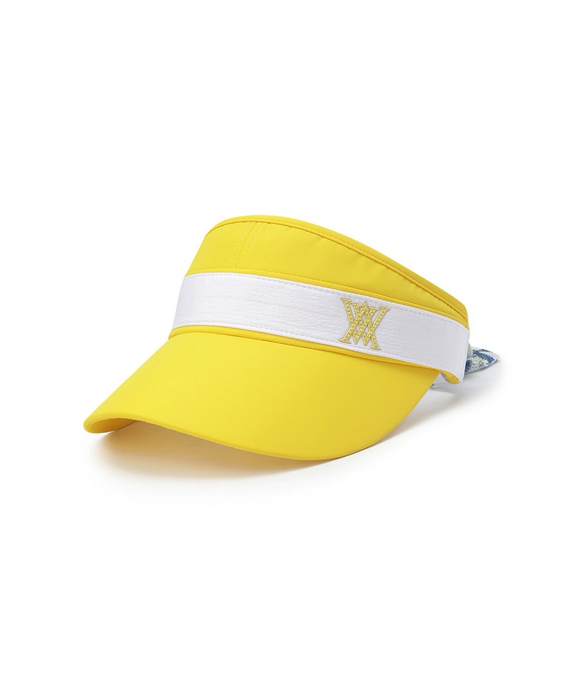 Women's Paisley Block Visor - Yellow