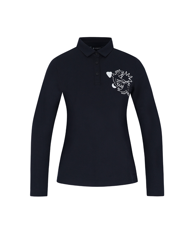 Castelbajac Women's Boucle Embroidery Point T-Shirt - Black