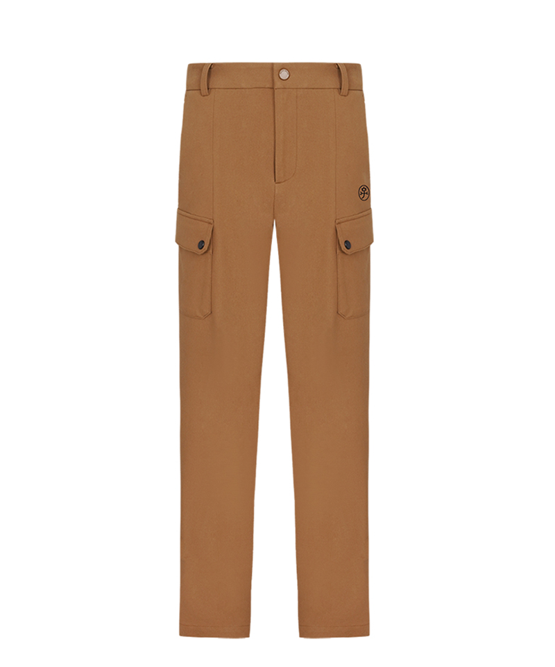 Castelbajac Men's Out-Pocket Straight Fit Pants - Brown