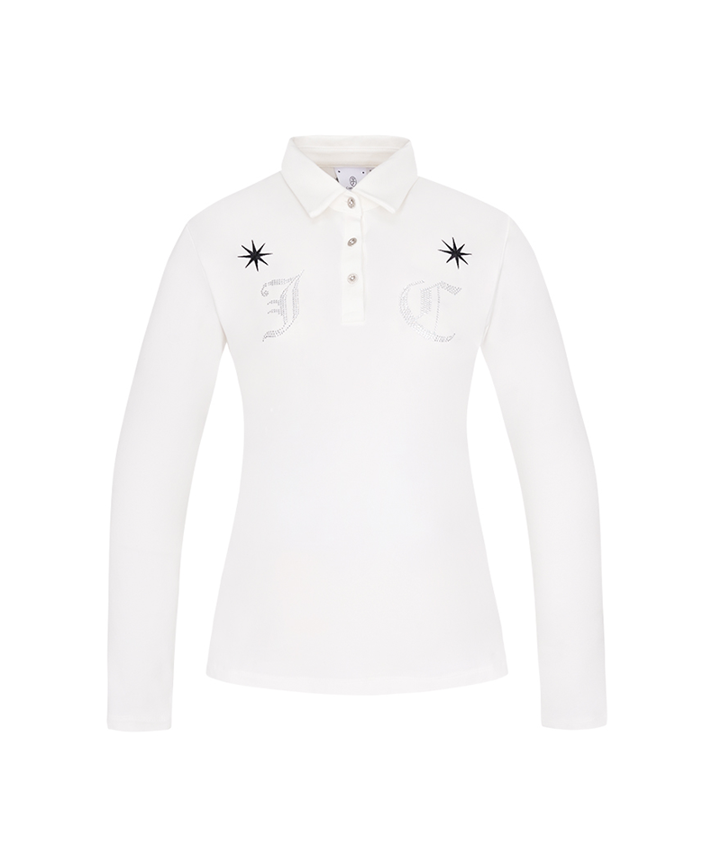 Castelbajac Women's Chest Point Collar T-Shirt - White