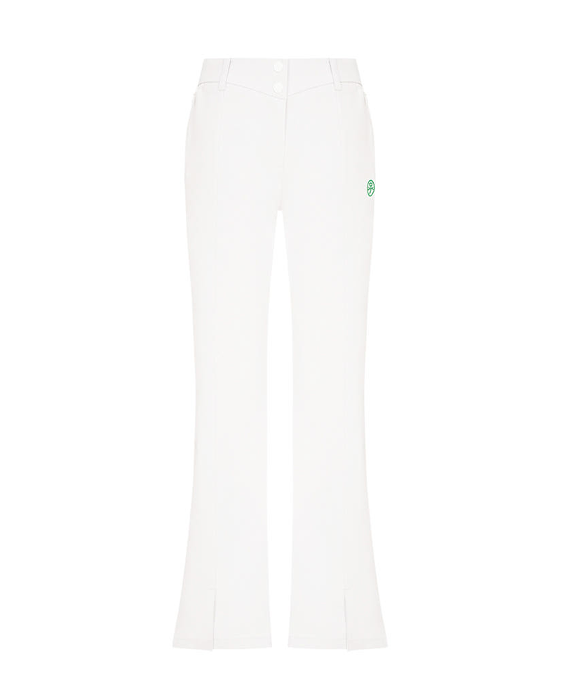 Castelbajac Women's Slit Bootcut Pants - 2 Colors