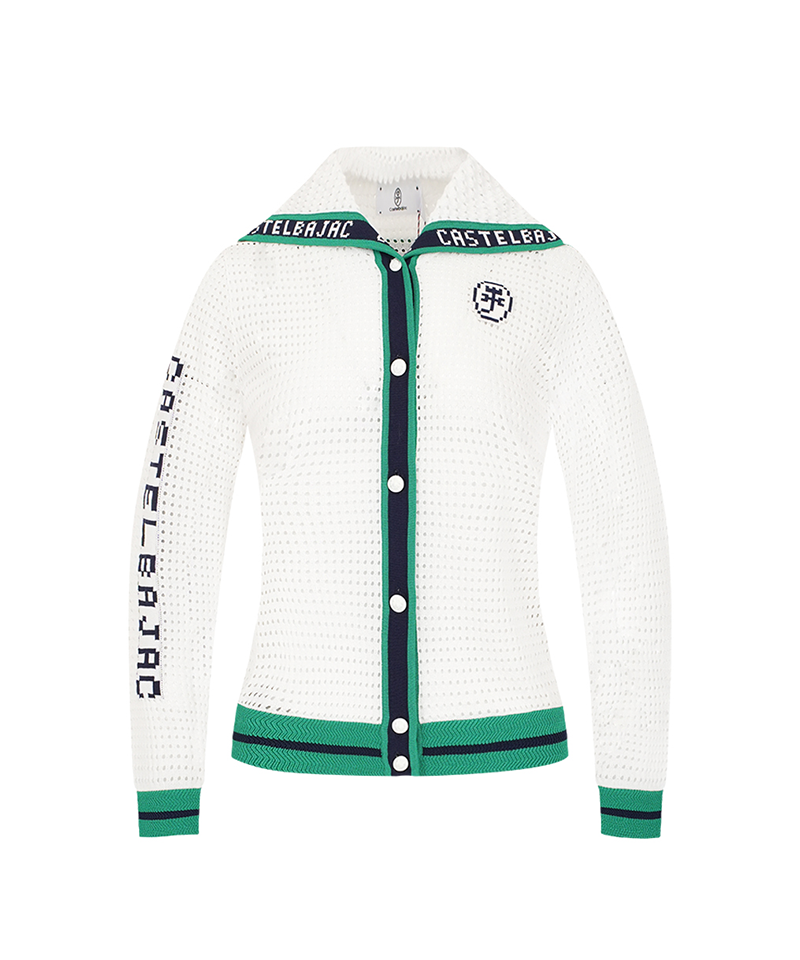 Castelbajac Women's Long-Sleeve Sailor Collar Cardigan - 2 Colors