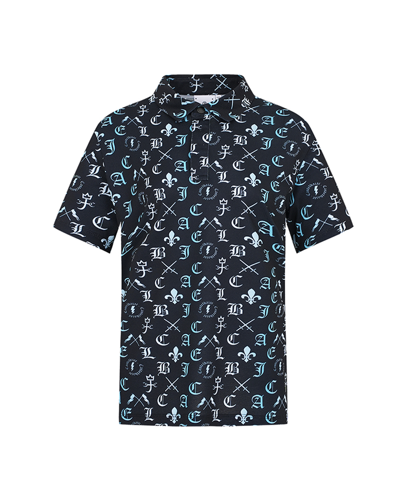 Castelbajac Men's Capsule Line Gradient Pattern Polo T-Shirt - 2 Colors